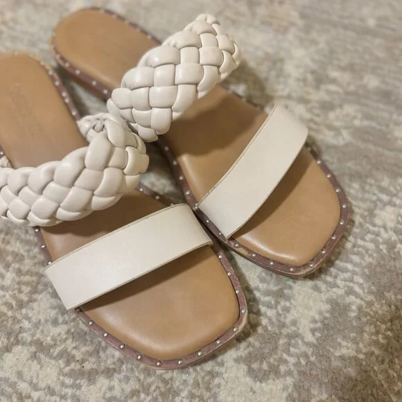 Cushionaire • Varro Two Strap Braided Sandals - Picture 4 of 8